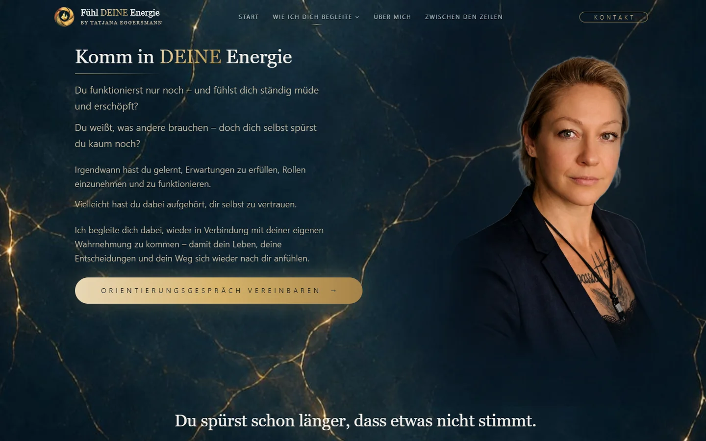 Webseite von Tatjana Eggersmann — Pulverphönix
