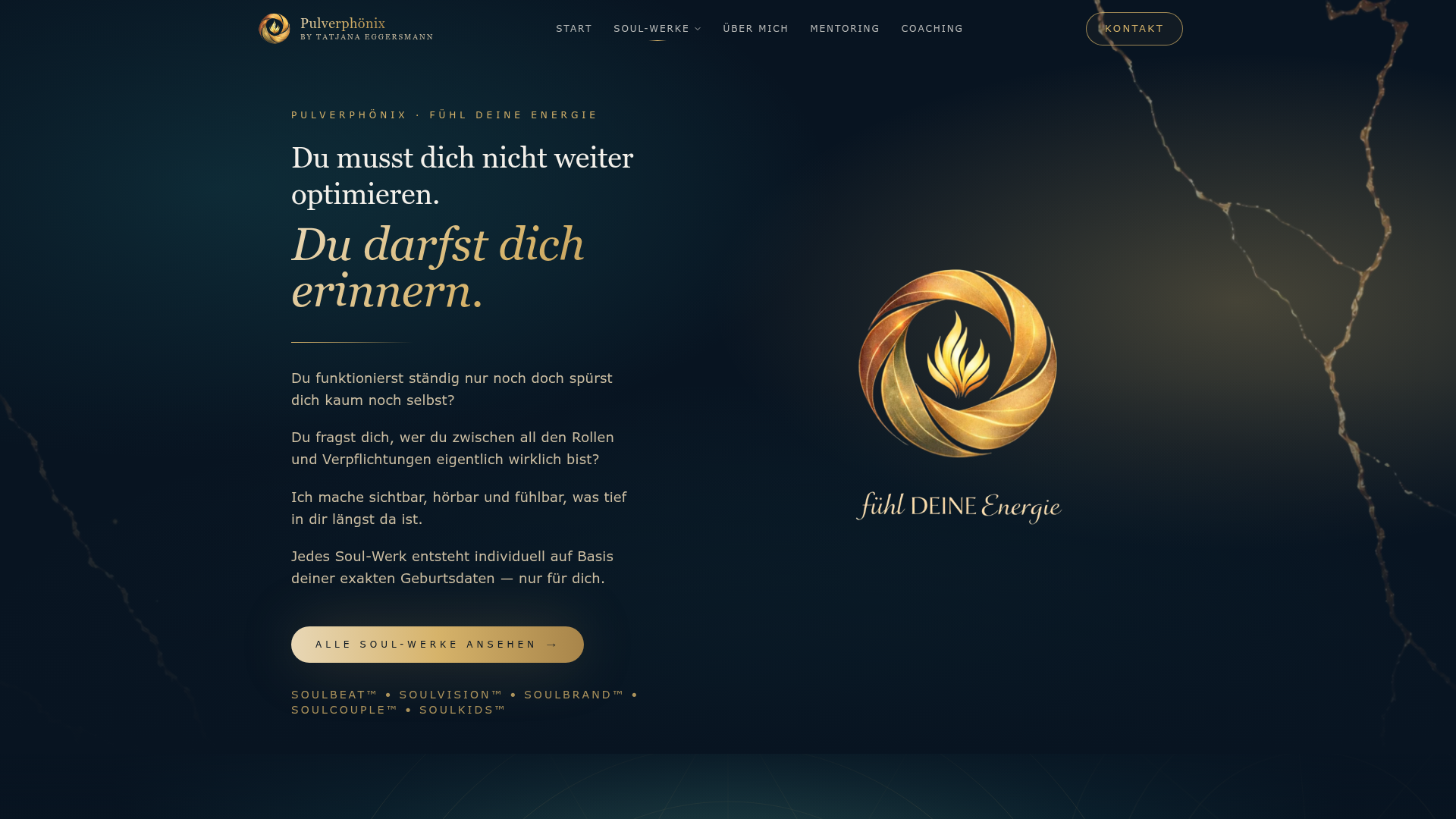 Vorschau Soul Werke und persönliche Begleitung